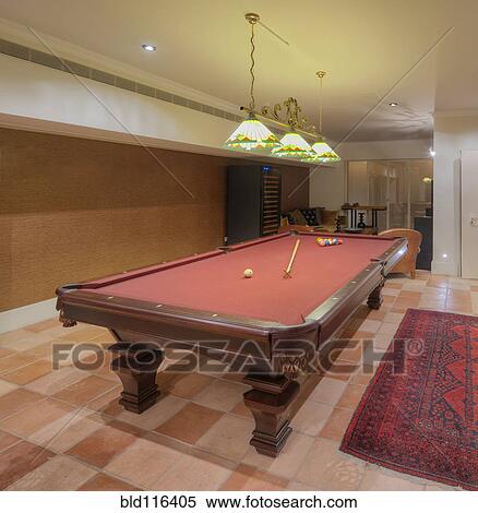 Basement with pool table View Large Photo Image Stock Photography - Basement with pool table. Fotosearch