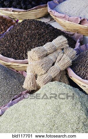 Baskets of Spices View Large Photo Image Stock Image - Baskets of Spices. Fotosearch