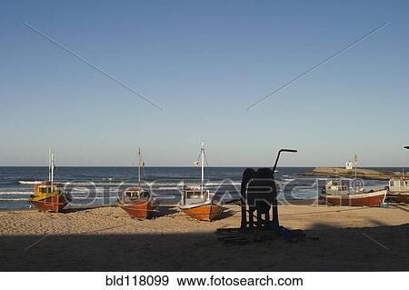 Beached Fishing Boats View Large Photo Image Stock Photo - Beached Fishing Boats. Fotosearch