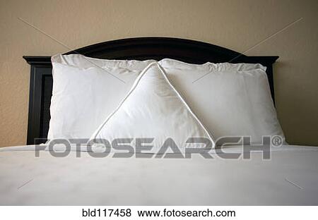 Stock Photo - Bed in Hotel Room. Fotosearch
