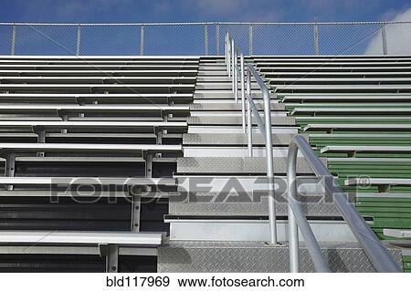 Bleachers at a Sports Field View Large Photo Image Stock Photo - Bleachers at a Sports Field. Fotosearch