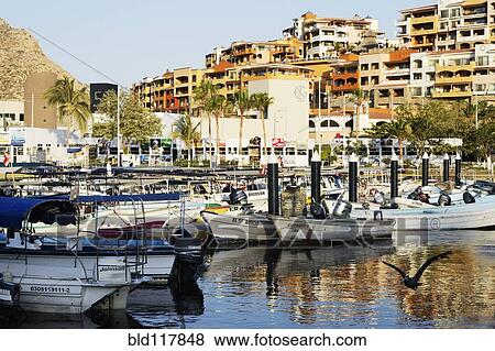Stock Photo - Boats in a Marina. Fotosearch