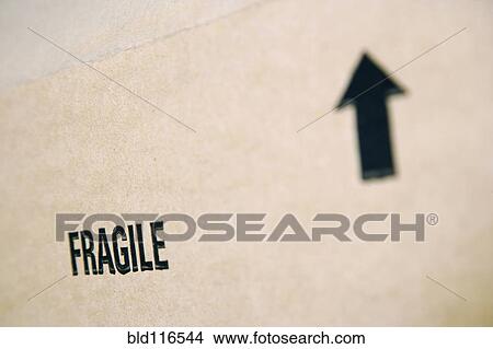 Box Marked Fragile View Large Photo Image Picture - Box Marked Fragile. Fotosearch