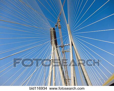 Picture - Bridge Under Construction. Fotosearch