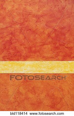 Picture - Brightly painted wall detail. Fotosearch