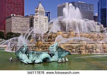 Buckingham Fountain View Large Photo Image Stock Photo - Buckingham Fountain. Fotosearch