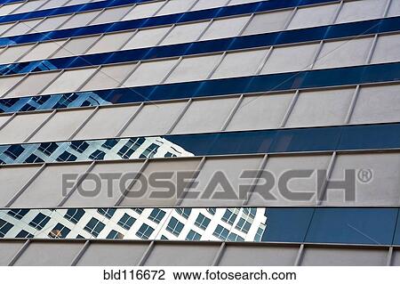 Building Reflected in Glass View Large Photo Image Stock Image - Building Reflected in Glass. Fotosearch