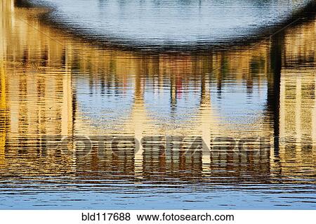 Building Reflections on Water View Large Photo Image Stock Photo - Building Reflections on Water. Fotosearch