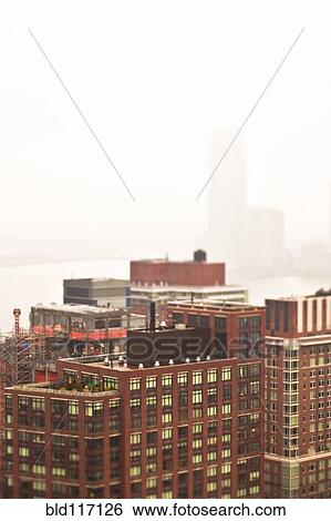 Stock Photograph - Building Tops. Fotosearch