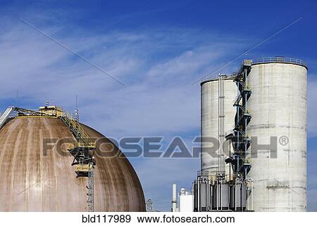 Buildings At A Power Station View Large Photo Image Stock Photo - Buildings At A Power Station. Fotosearch