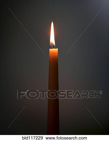 Burning Candle View Large Photo Image Stock Photo - Burning Candle. Fotosearch