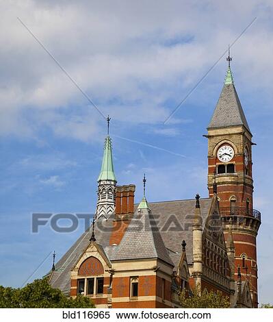 Cathedral With a Clock Tower View Large Photo Image Stock Photography - Cathedral With a Clock Tower. Fotosearch
