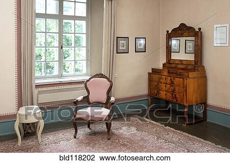 Stock Image - Classic Bedroom. Fotosearch
