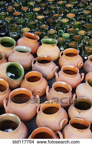 Clay Pots View Large Photo Image Picture - Clay Pots. Fotosearch