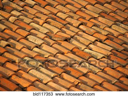 Clay Roof Tiles View Large Photo Image Stock Image - Clay Roof Tiles. Fotosearch