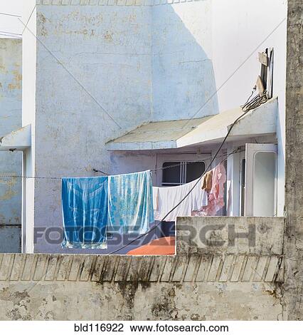 Clothes Hanging Outdoors View Large Photo Image Stock Image - Clothes Hanging Outdoors. Fotosearch