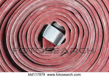 Coiled Fire Hose View Large Photo Image Stock Photo - Coiled Fire Hose. Fotosearch