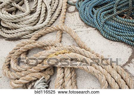 Coiled Ropes View Large Photo Image Stock Photography - Coiled Ropes. Fotosearch