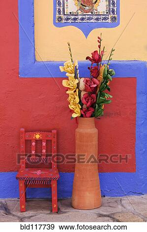 Colorful Wall and Decorations View Large Photo Image Stock Photo - Colorful Wall and Decorations. Fotosearch