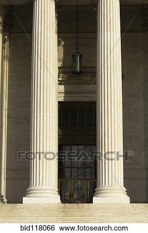 Columns of the Supreme Court View Large Photo Image Stock Photograph - Columns of the Supreme Court. Fotosearch