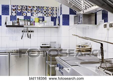 Commercial kitchen corner View Large Photo Image Stock Photograph - Commercial kitchen corner. Fotosearch
