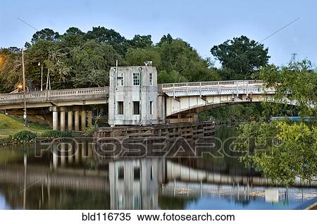 Stock Photography - Concrete Bridge Over a River. Fotosearch