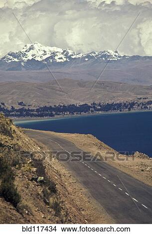 Costal Road at Lake Titicaca View Large Photo Image Picture - Costal Road at Lake Titicaca. Fotosearch
