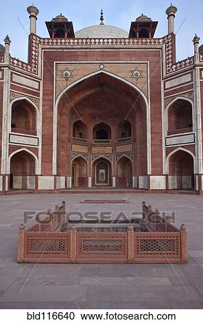 Stock Image - Courtyard of Hanumans Tomb. Fotosearch