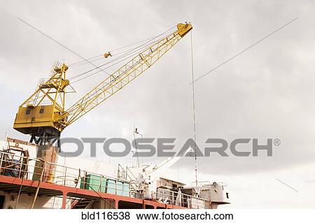 Stock Photo - Crane at Port. Fotosearch