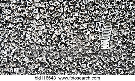 Stock Image - Detail of Sculpture at Rock Garden in Chandigarh. Fotosearch