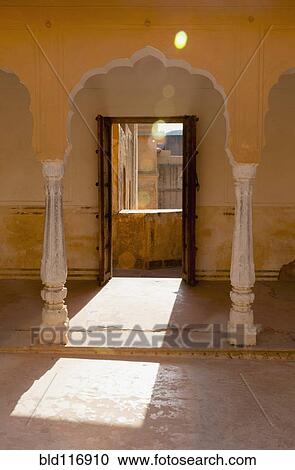 Doorway and Arch in the Amber Fort View Large Photo Image Stock Image - Doorway and Arch in the Amber Fort. Fotosearch