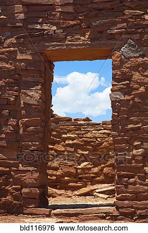 Doorway in Stone Wall View Large Photo Image Stock Photograph - Doorway in Stone Wall. Fotosearch