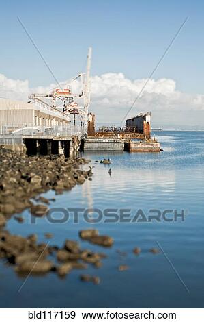 Dry-dock Facility and Crane View Large Photo Image Stock Photo - Dry-dock Facility and Crane. Fotosearch