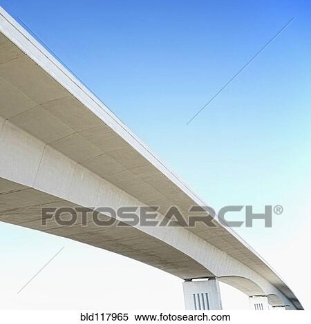 Elevated Concrete Freeway View Large Photo Image Stock Photography - Elevated Concrete Freeway. Fotosearch