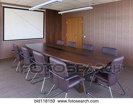Empty Conference Room View Large Photo Image Stock Photo - Empty Conference Room. Fotosearch
