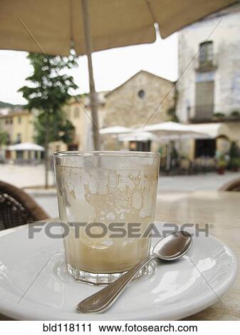 Empty Glass On Saucer View Large Photo Image Stock Image - Empty Glass On Saucer. Fotosearch