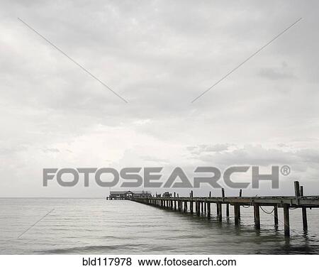 Stock Photo - Fishing Pier. Fotosearch