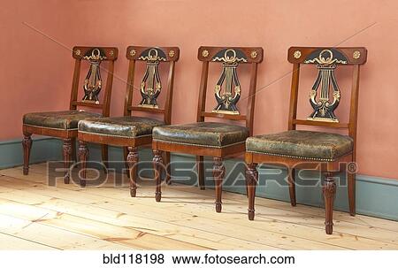 Four Ornate Chairs View Large Photo Image Stock Photo - Four Ornate Chairs. Fotosearch