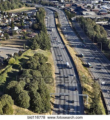 Stock Photo - Freeway Traffic. Fotosearch