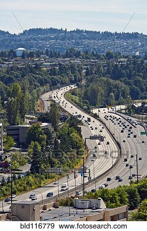 Stock Photo - Freeway Traffic. Fotosearch