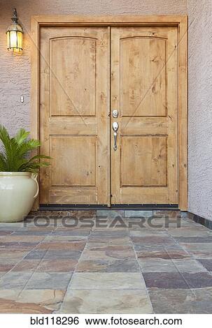Stock Photograph - Front Doors. Fotosearch