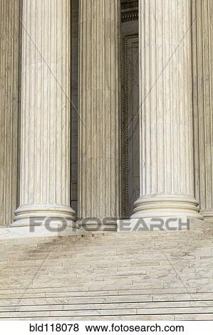 Front Steps and Columns of the Supreme Court View Large Photo Image Stock Photo - Front Steps and Columns of the Supreme Court. Fotosearch