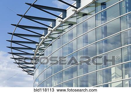 Stock Image - Glass Facade On Building. Fotosearch