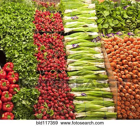 Grocery Store Produce Aisle View Large Photo Image Stock Photo - Grocery Store Produce Aisle. Fotosearch