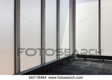Hallway of a contemporary office building View Large Photo Image Picture - Hallway of a contemporary office building. Fotosearch