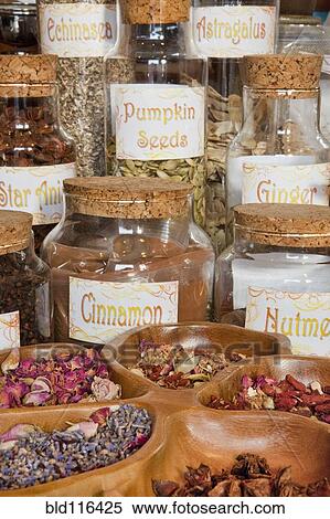 Herbs, flowers and seeds used for natural healing in an apothecary shop View Large Photo Image Stock Photography - Herbs, flowers and seeds used for natural healing in an apothecary shop. Fotosearch