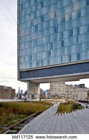 High Line Park and Hotel View Large Photo Image Stock Photography - High Line Park and Hotel. Fotosearch