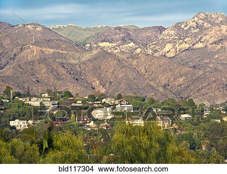 Hilly Residential Area View Large Photo Image Picture - Hilly Residential Area. Fotosearch
