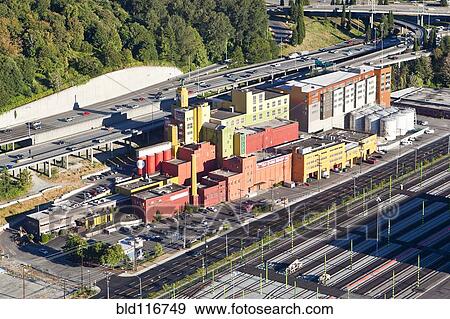 Industrial Buildings View Large Photo Image Stock Photo - Industrial Buildings. Fotosearch