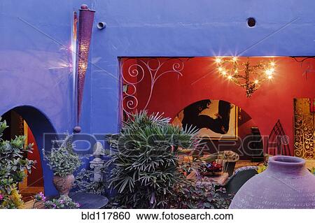 Stock Image - Interior Decoration in the Hotel California. Fotosearch